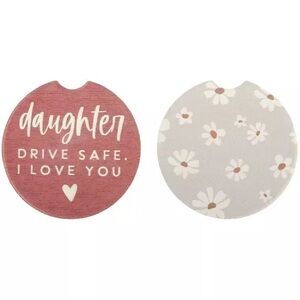 Daughter Drive Safe Car Coasters